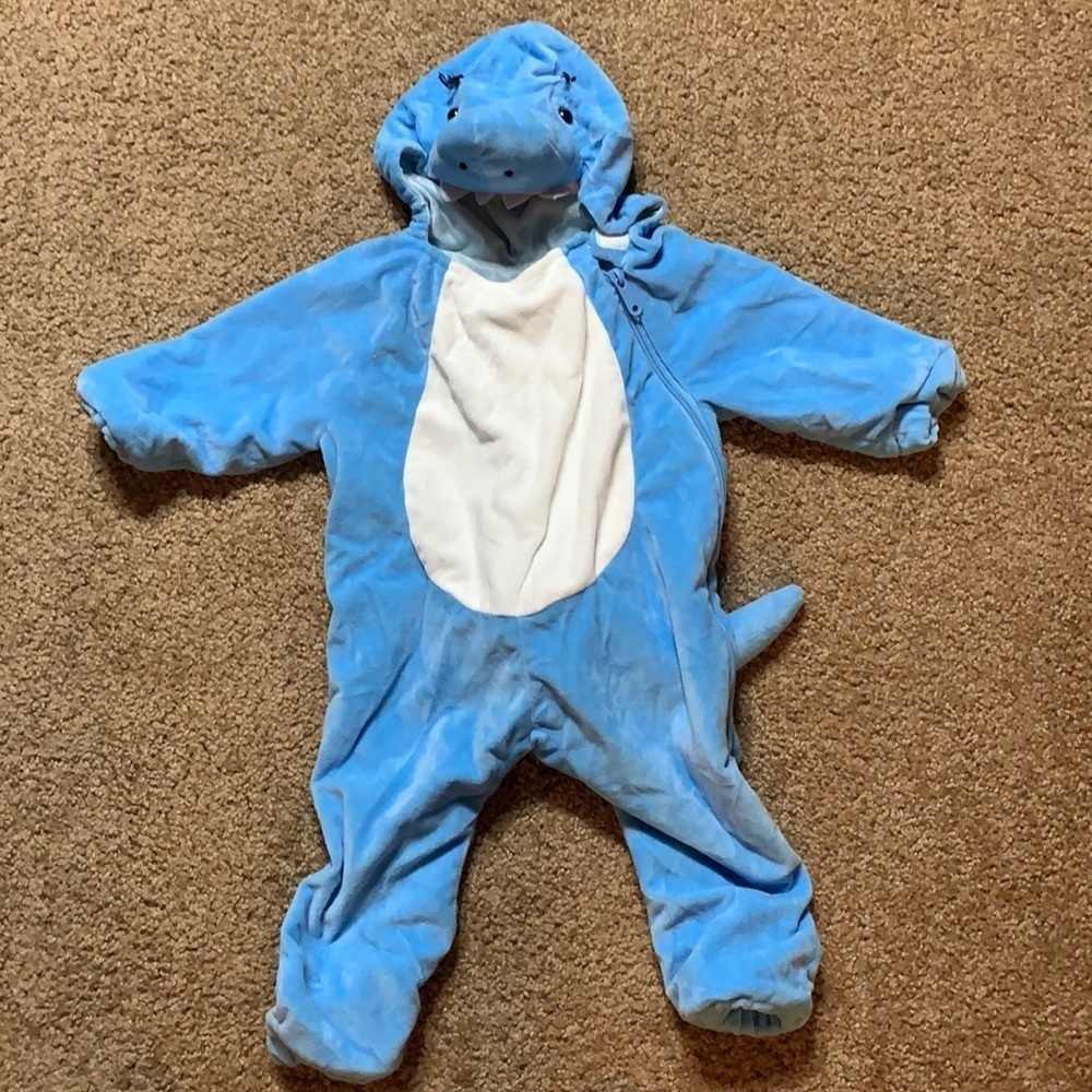 Land Shark Halloween outfit Kids size est **24 mo